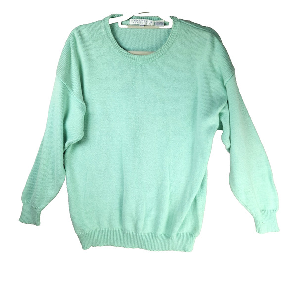 Portfolio Perry Ellis One Size Pullover Sweater - Teal - Picture 1 of 8
